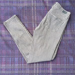 Paige/ houndstooth denim pants 24